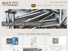 Tablet Screenshot of nailco.co.uk